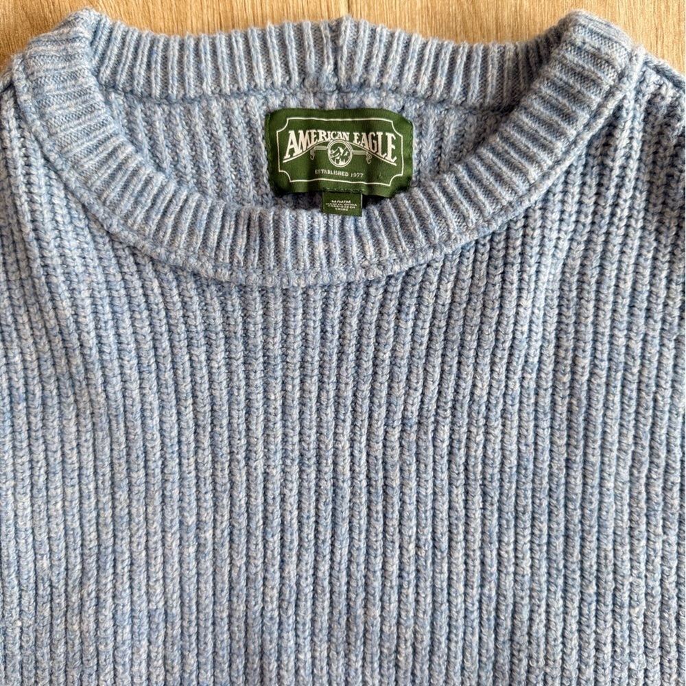 Vintage American Eagle Cable Knit Sweater - Picture 4 of 5
